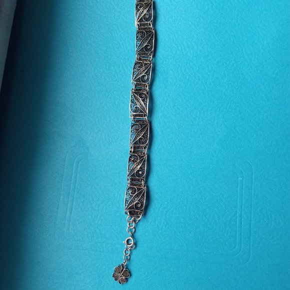 Antique silver bracelet - Picture 3 of 3